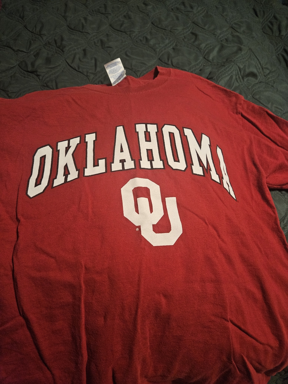 Oklahoma OU Red Graphic Tee